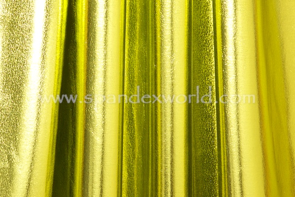 4 Way Metallic Spandex-shiny (Black/Lime)