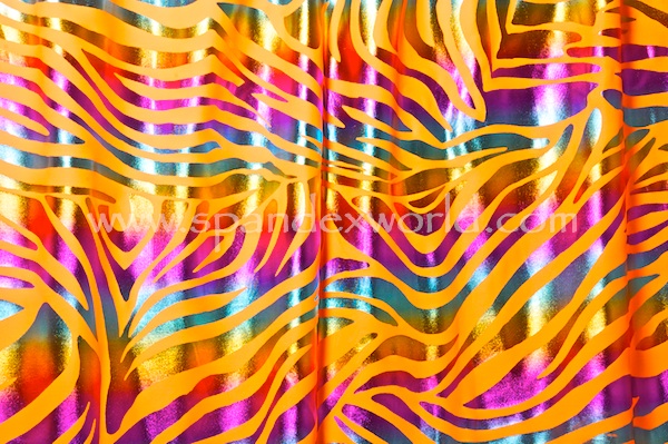 Animal Print Hologram (Orange/Multi)