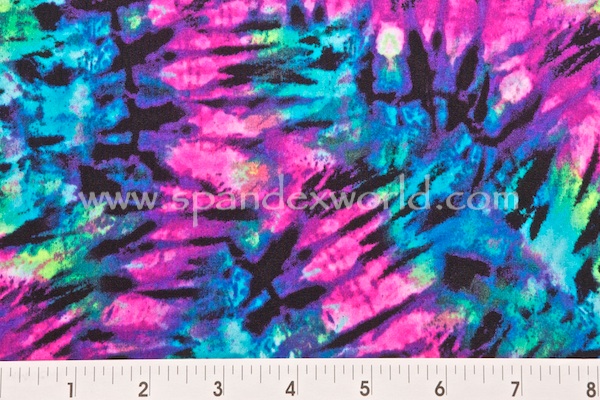 Hot Pink and Black Tie Dye  Neon Pink Tie Dye w/Laser Design