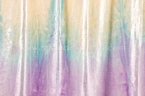 Glitter/Pattern Stretch Velvet (Cream/Mint/Silver/Multi)