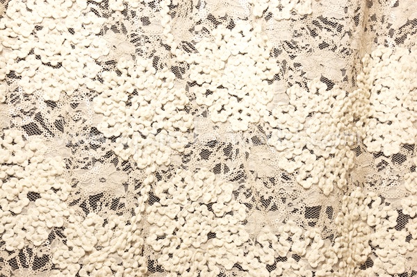 Stretch Sequins Lace (Ivory)