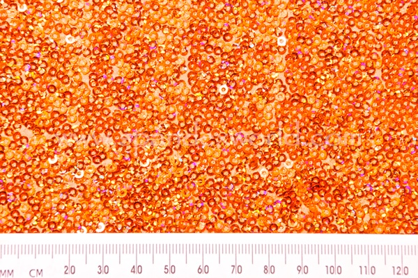 Iridescent Orange Sunburst Glitter, 6mm – decopopshop