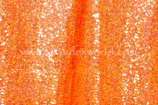 Holographic Stretch Sequins (Neon Orange/Neon Orange Holo)