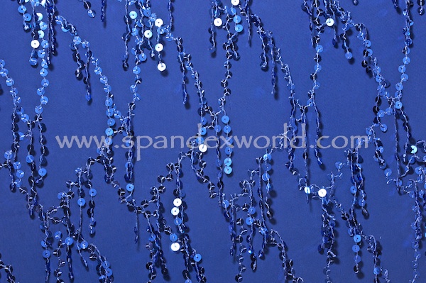 Stretch Sequins (Royal)