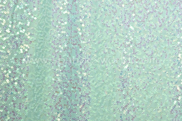 Stretch Sequins (Mint/Pearl)
