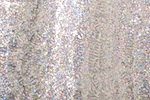 Holographic Stretch Sequins (White/Silver Holo)
