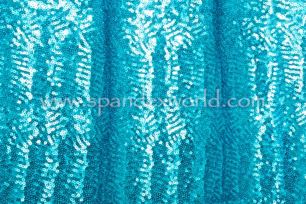 Stretch Sequins (Turquoise/Turquoise Matte)