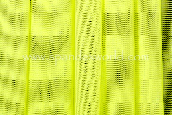 Stretch Solid Mesh (Chartreuse)