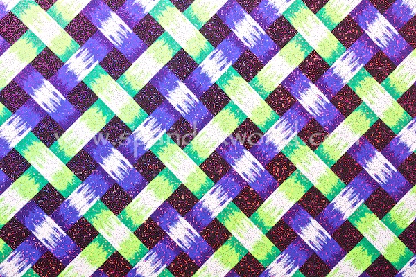 Pattern/Abstract Hologram (Lime/Blue/Fuchsia/Multi)