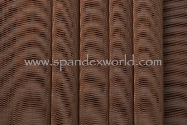 Stretch Solid Mesh (Brown)