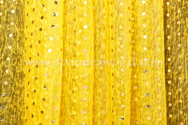 Sheer Glitter/Pattern (Yellow/Gold)