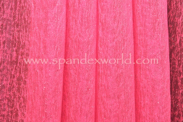 Sheer Glitter/Pattern (Hot Pink/Hot Pink)