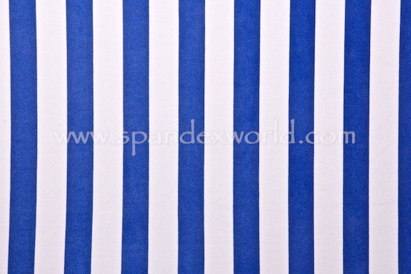Printed Stripes (Royal/White)