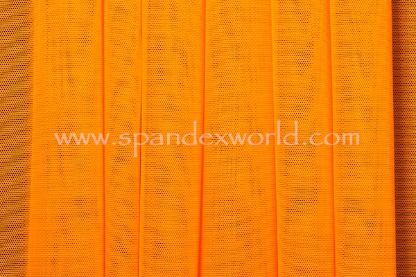 Stretch Solid Mesh (Tangerine)