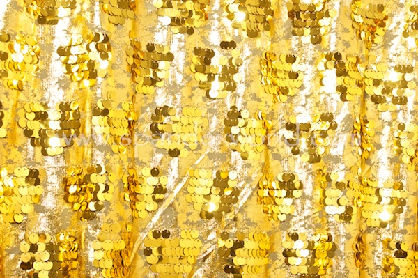 Stretch Sequins (Gold/Gold)