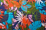 Floral Prints (Blue/Orange/Multi)