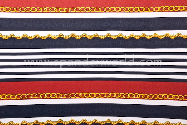 Printed Stripes (Red/White/Navy)