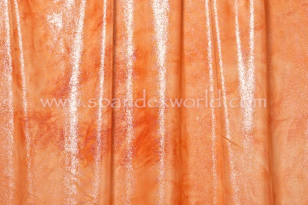 Tie dye foil dot (Orange/Silver)