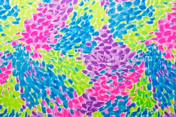 Printed Spandex (Hot Pink/Lime/Multi)