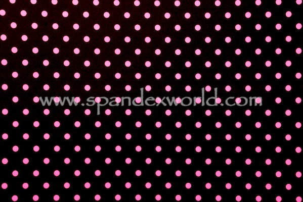 Printed Polka Dots (Black/Pink)