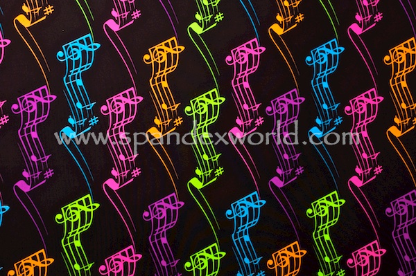 Music Note Prints (Orange/Pink/Multi)