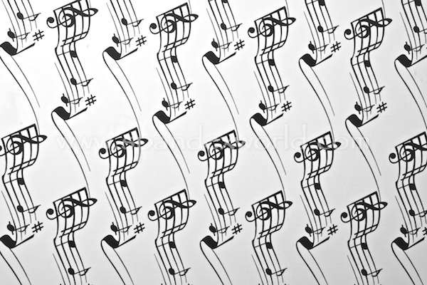 Music Note Prints (Black/White)