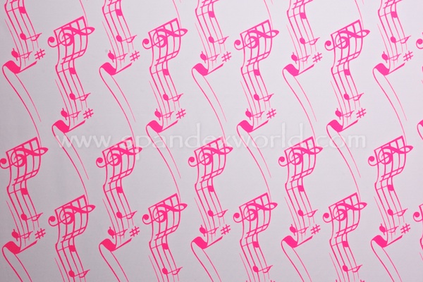 Music Note Prints (Pink/White)