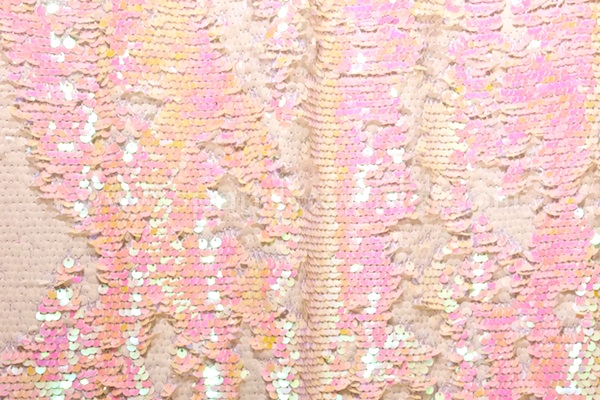  Reflective stretch Sequins (White/Pearl)