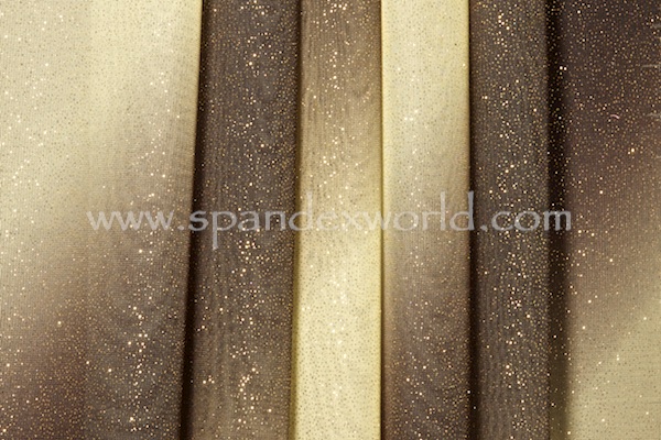 Sheer Glitter/Pattern (Olive/Gold)