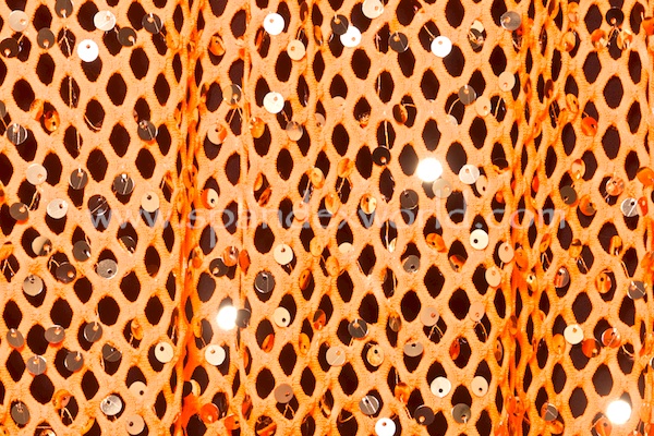 Cabaret Net Sequins (Orange/Lt. Gold)