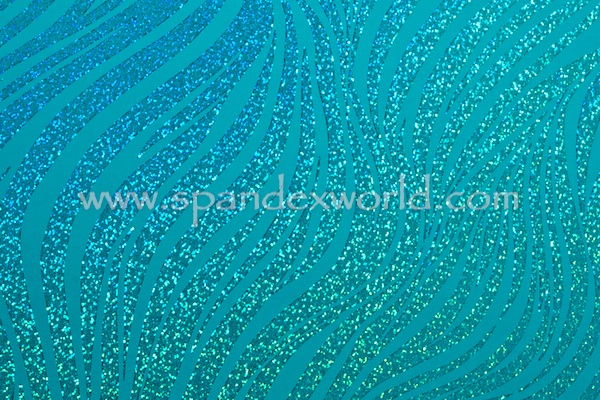 Animal Print Hologram (Turquoise/Turquoise)