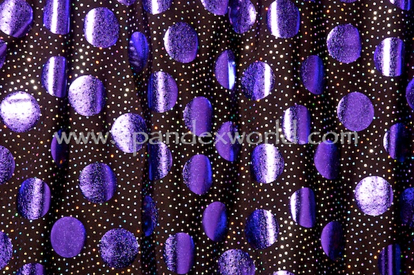 Holographic Dots (Black/Silver Sparkle/Purple)