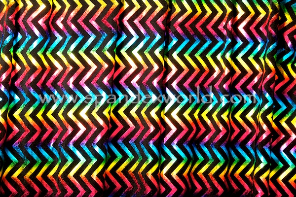 Pattern/Abstract Hologram (Black/Red/Yellow/Multi)