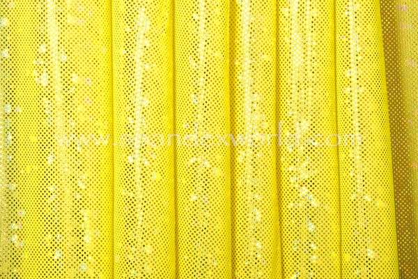Shatter Glass Holographic Mesh (Yellow/Gold)