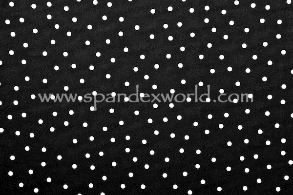 Printed polka dots (Black/White)