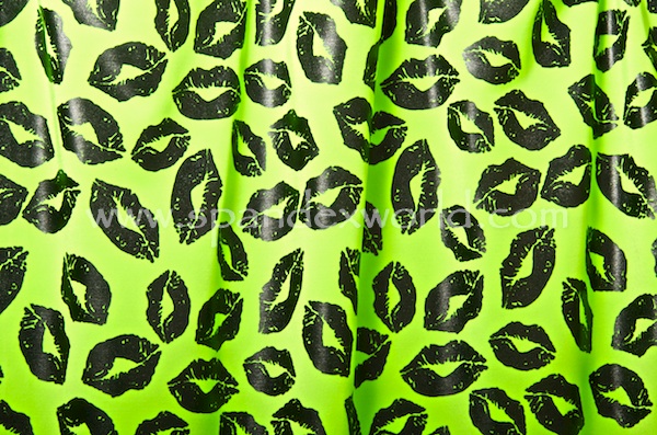 Pattern/Abstract Hologram (Neon Lime/Black)