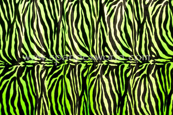 Animal Print Stretch Velvet (Zebra print))