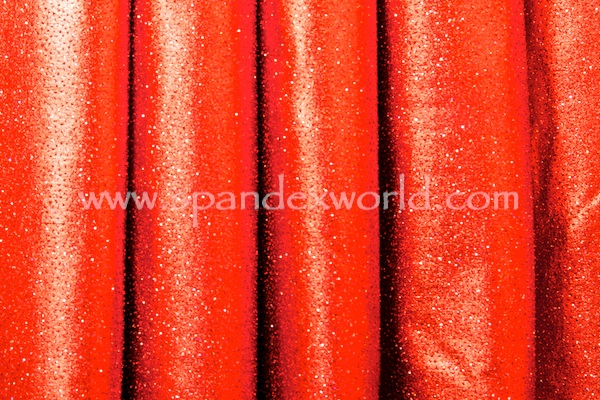 Metallic Pattern Spandex (Black/Red)