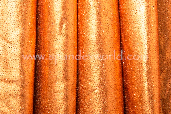 Metallic Pattern Spandex (Black/Copper)