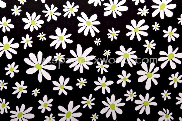 Floral Prints (Black/White/Lime)