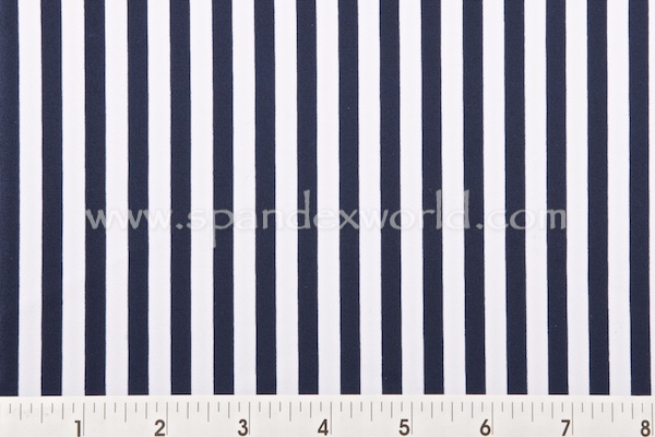Printed Stripes (Navy/White)