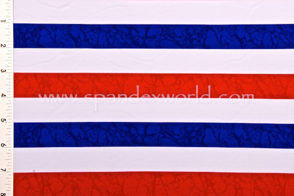 Printed Stripes (Red/Blue/White)