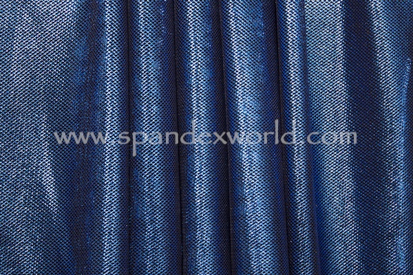 Metallic Fishnet (Black/Royal)