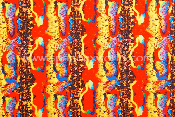 Snake Prints (Red/Gold)