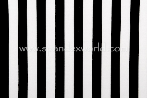 Printed Stripes (White/Black)