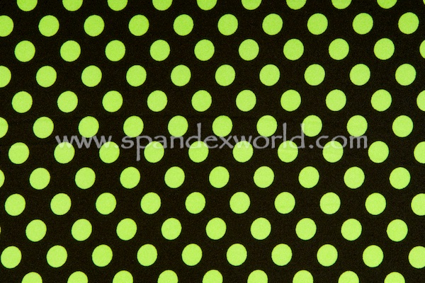 Polka Dots (Black/Lime)