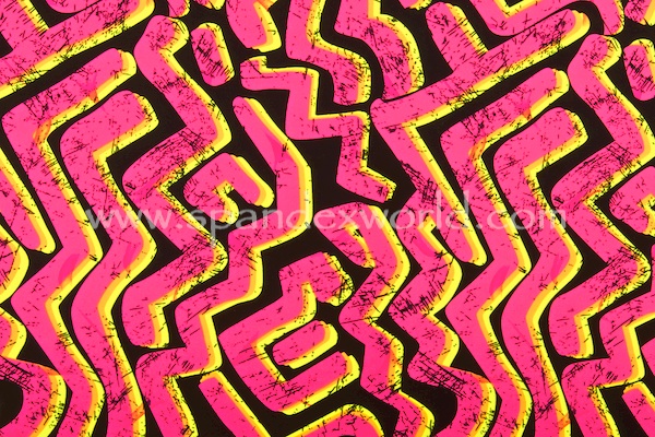 Printed Spandex (Pink/Yellow/Orange/Multi)