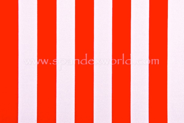 Printed Stripes  (Red/White)