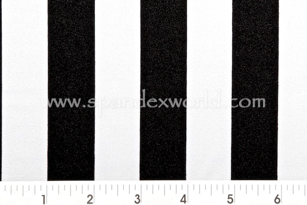 Printed Stripes 1'' (Black/White)