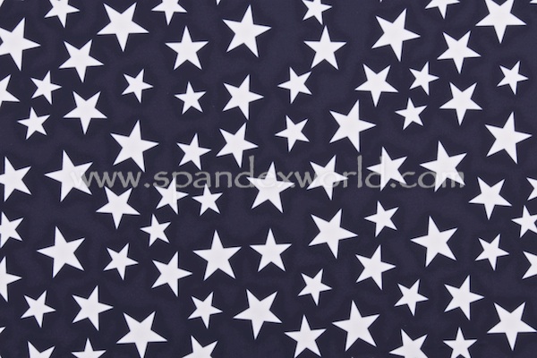 Printed Stars (Navy/White)